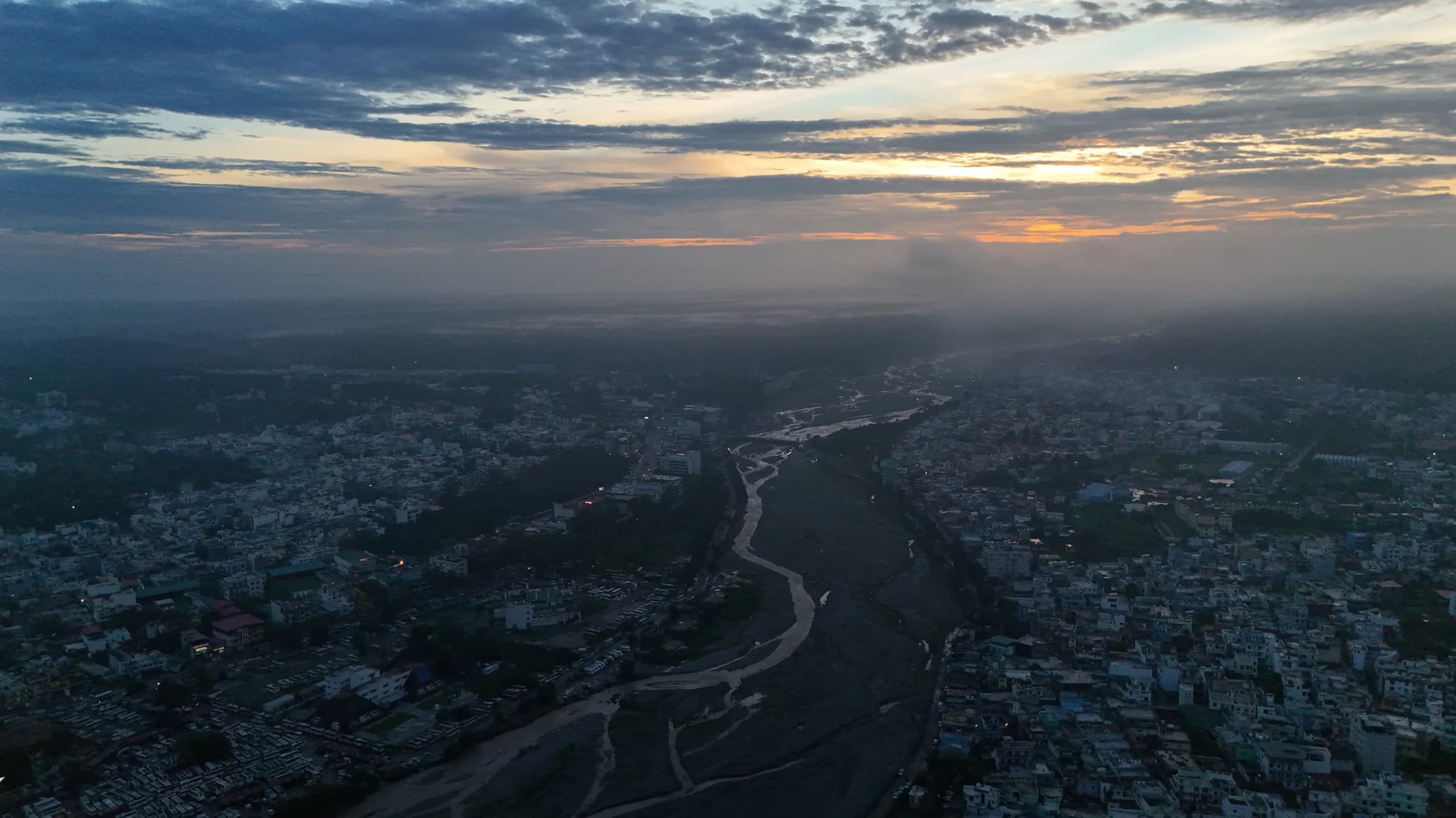 A River Through the Evening
